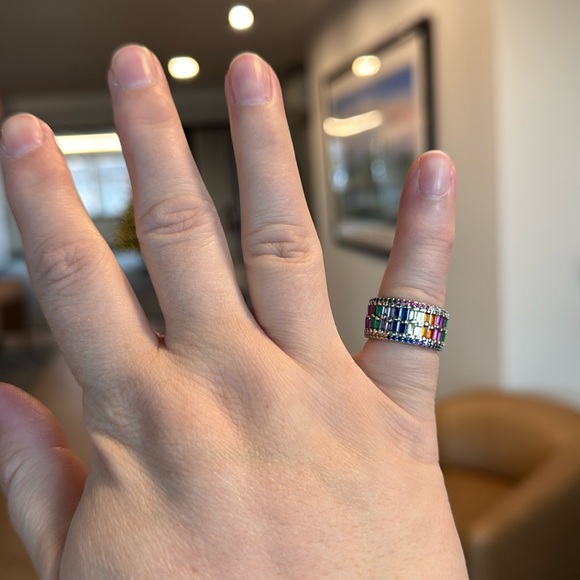 Jewelry - Rainbow Pride Silver Ring